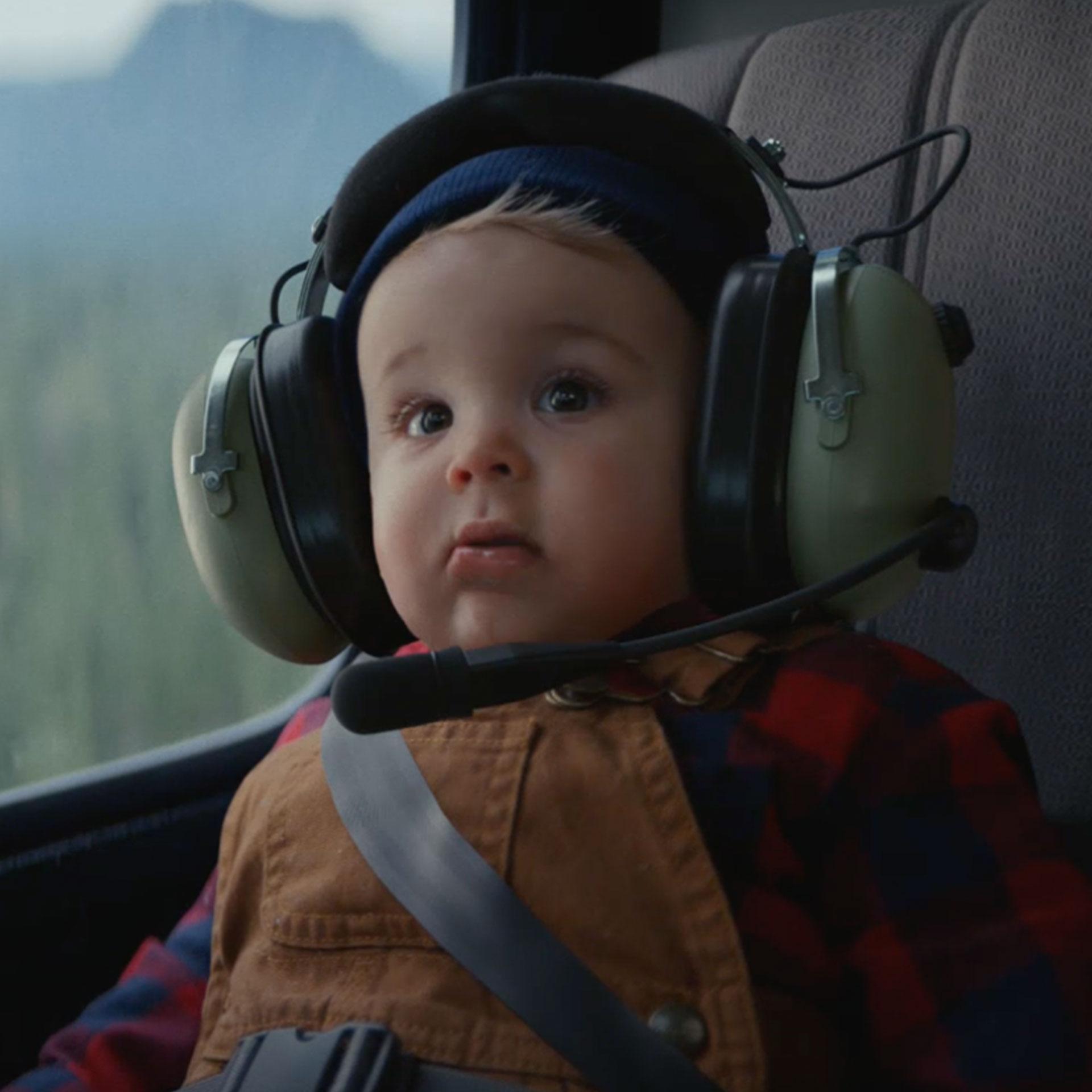 Baby in Plane