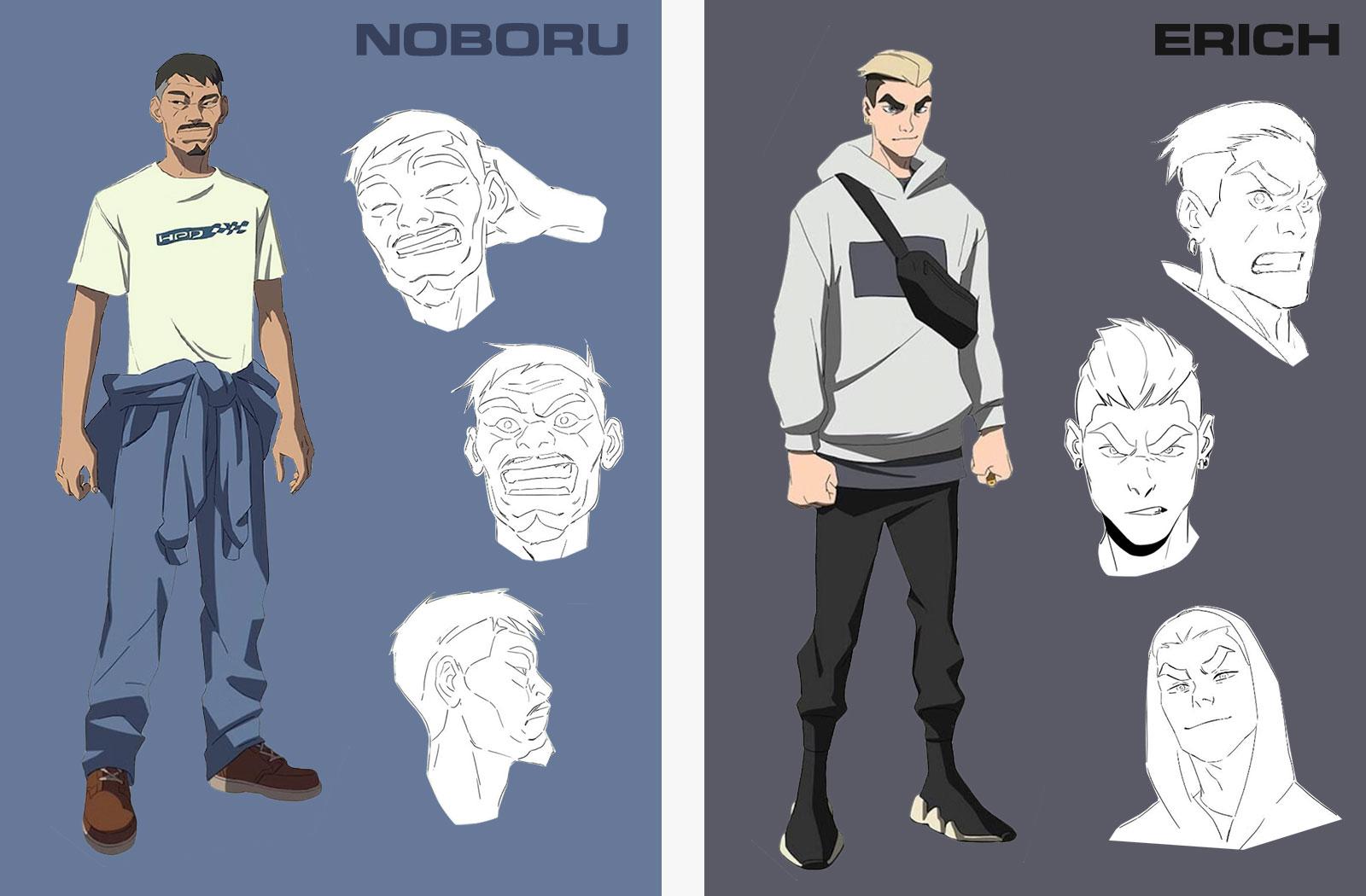Noboru and Erich Sketch