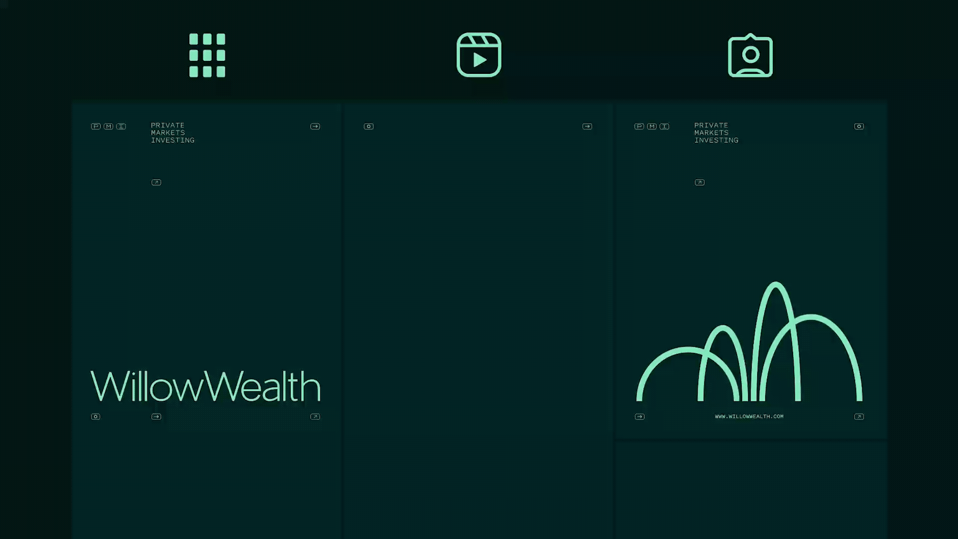 social teaser screens