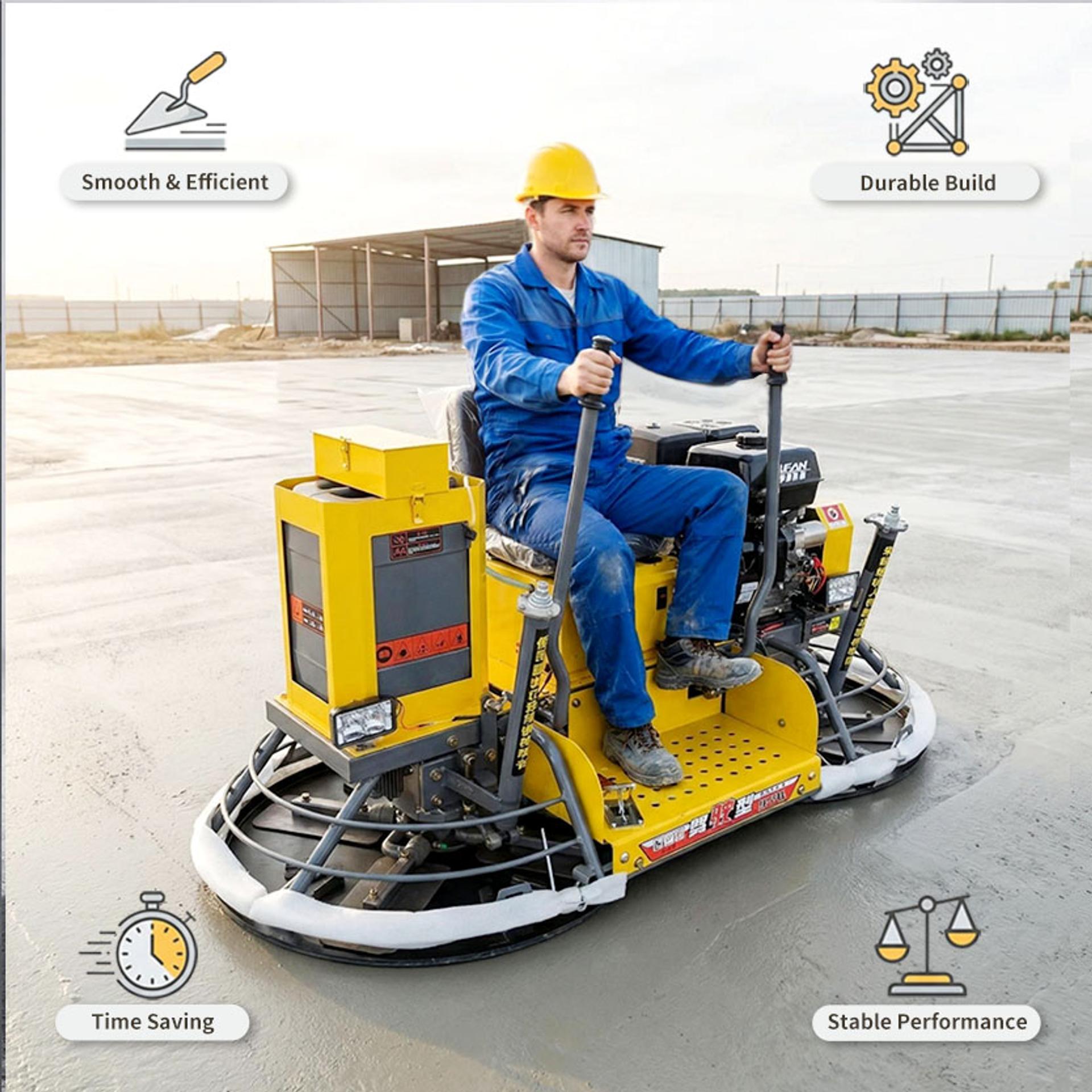 HT-80B Ride-on Power Trowel - 1
