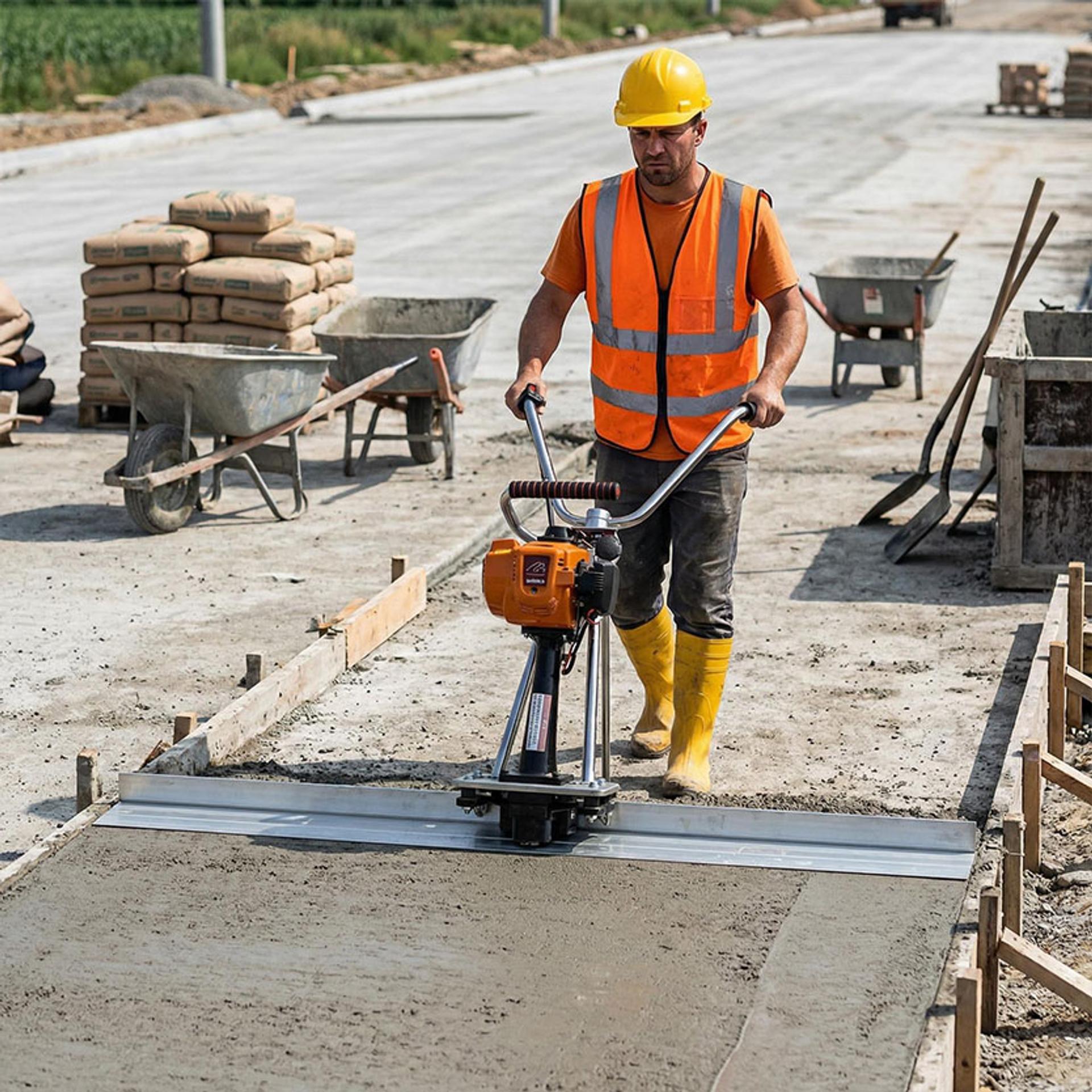 HT-ZPC-B Concrete Vibrating Screed - 1