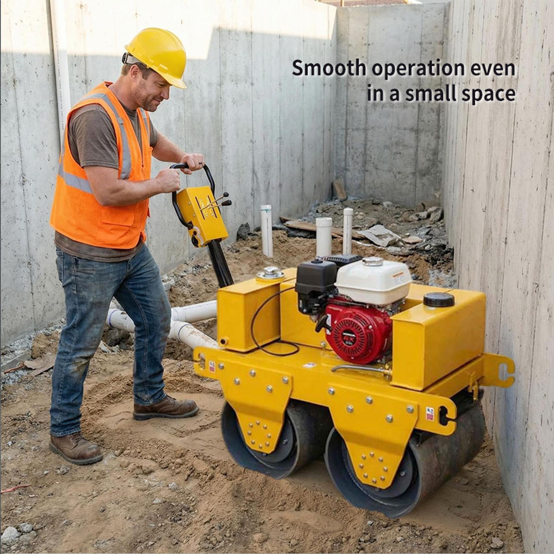 HT-600D Walk-behind Double Drum Roller - 1