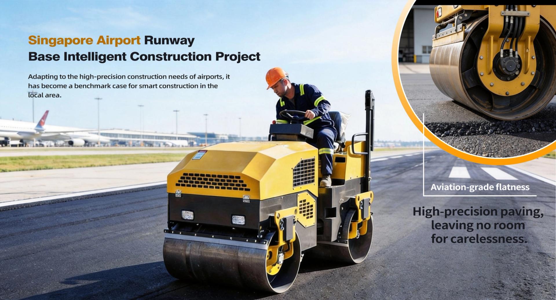 Singapore Airport Runway Base Intelligent Construction Project