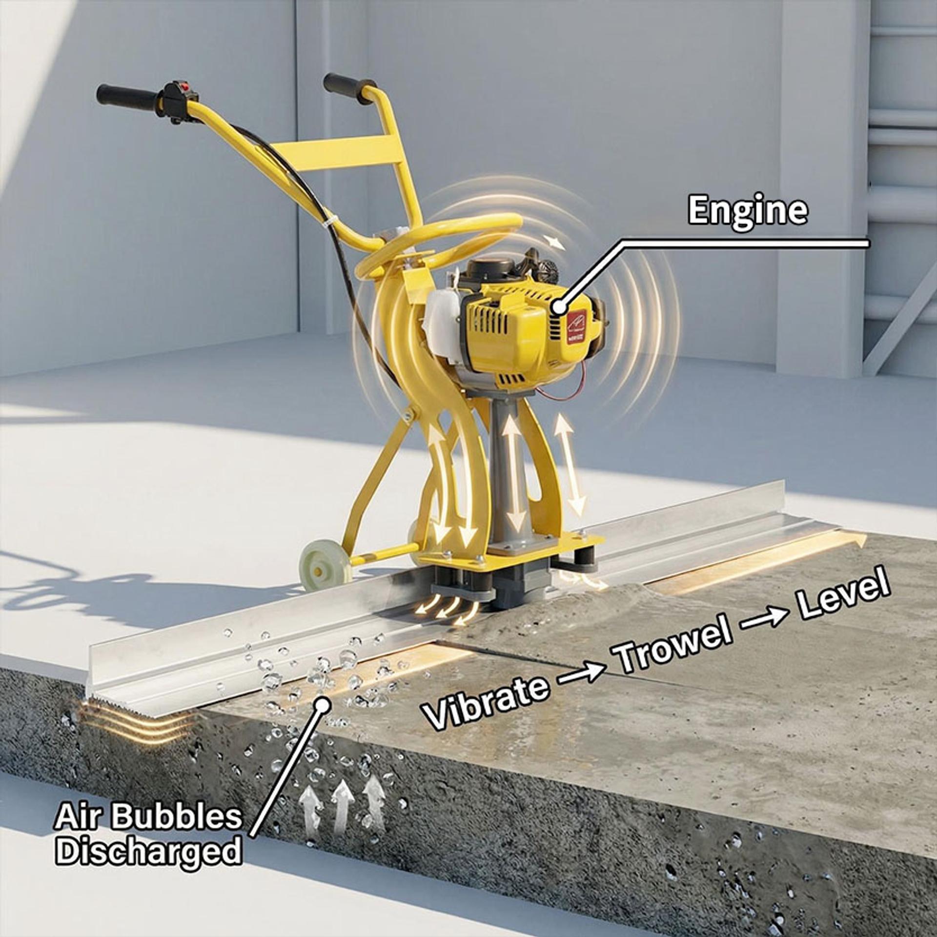 HT-ZPC-A Concrete Vibrating Screed - 2