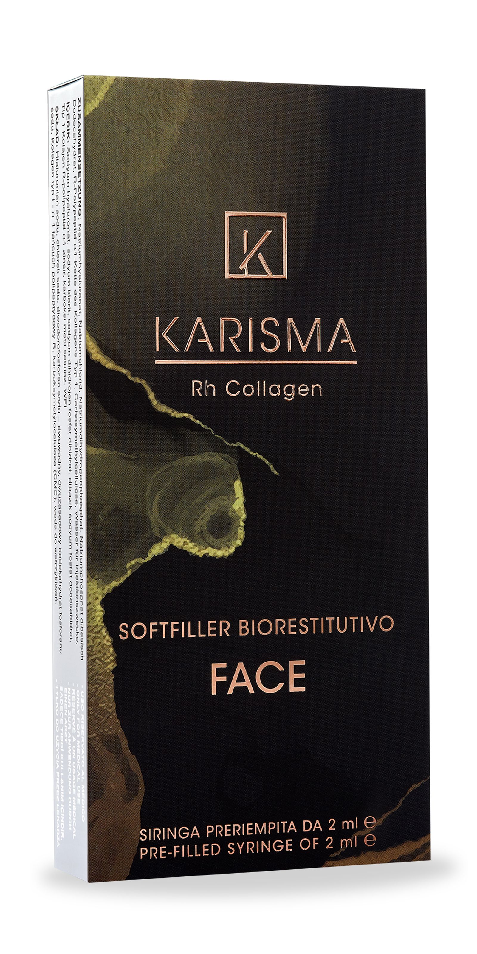 Karisma FACE Rh Collagen packaging from the official manufacturer website