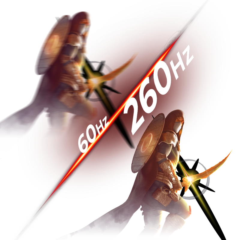 260Hz Bildwiederholraten