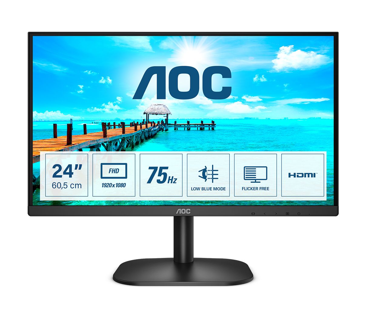 AOC 24B2XHM2 23.8 inch monitor | AOC Monitors