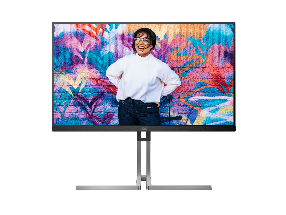 AOC ディスプレイ 本体 U27U3D 4K デザイン・写真編集用モニター U27U3XD