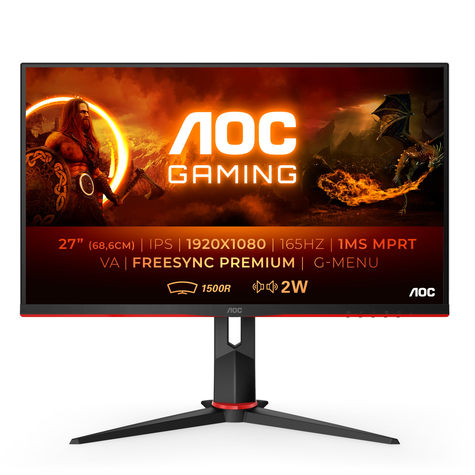 AOC C27G2AE/BK 27 inch monitor | AOC Monitors