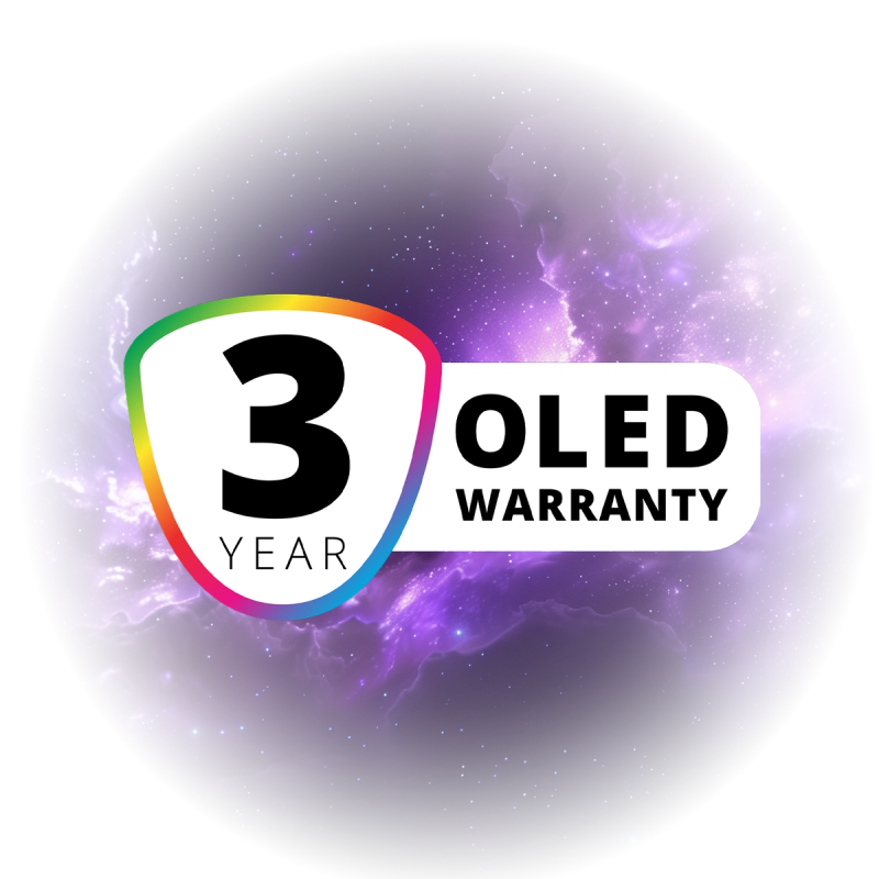 Tříletá záruka OLED