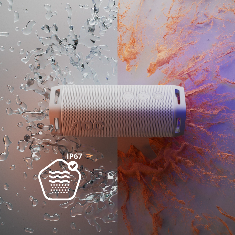 Resistente al agua y al polvo. Listo para cualquier aventura