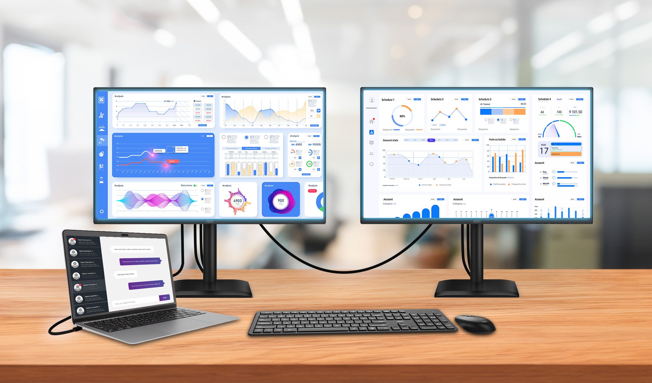 Monitors for Home & Office | AOC – 4K & Professional Displays