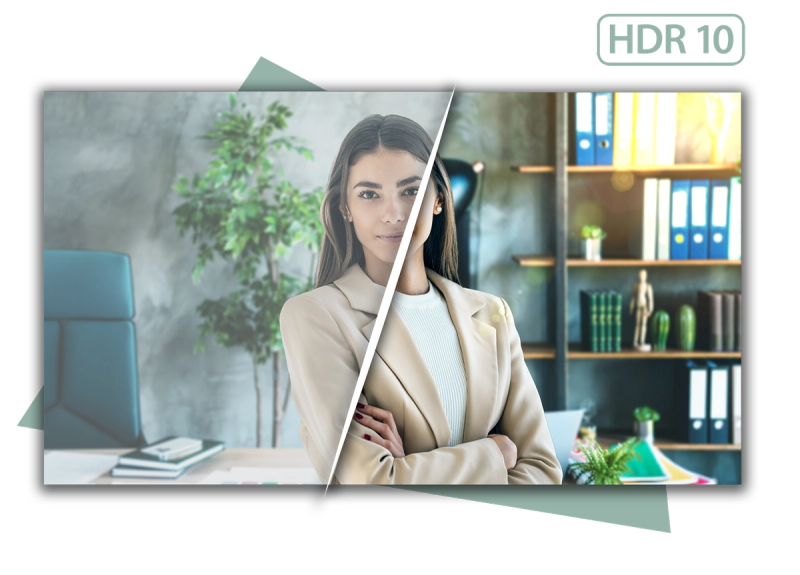 Experience enhanced visuals with HDR10