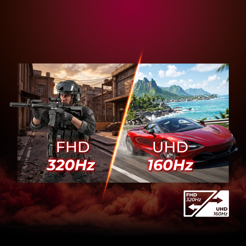 DFM UHD@160Hz - FHD@320Hz - MONITOR