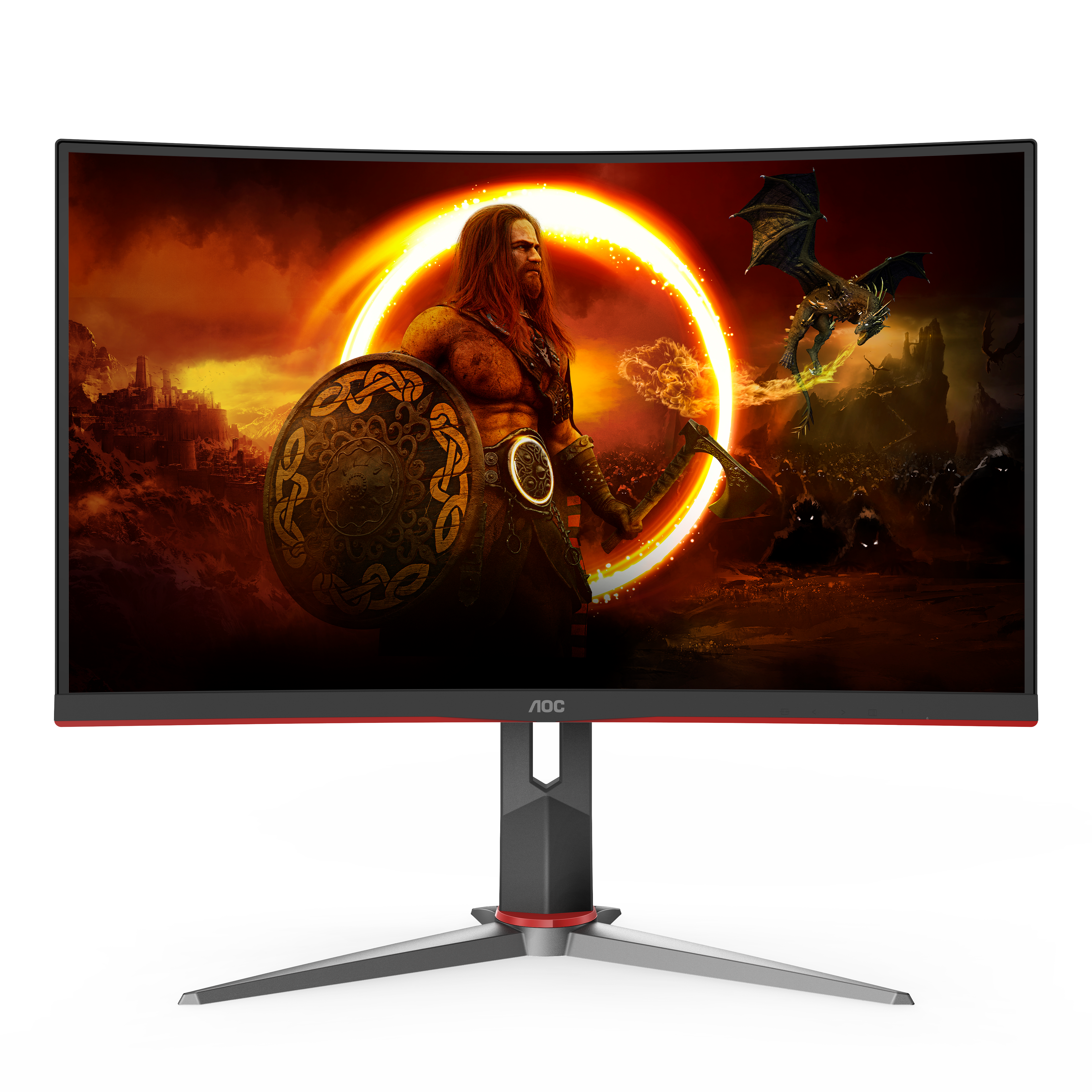 AOCブランドの31.5型フルHD液晶モニターと AOC 31.5インチ IPSワイド