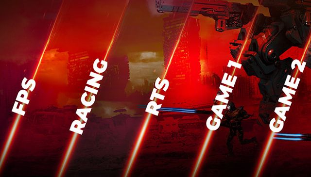 6 種遊戲模式切換