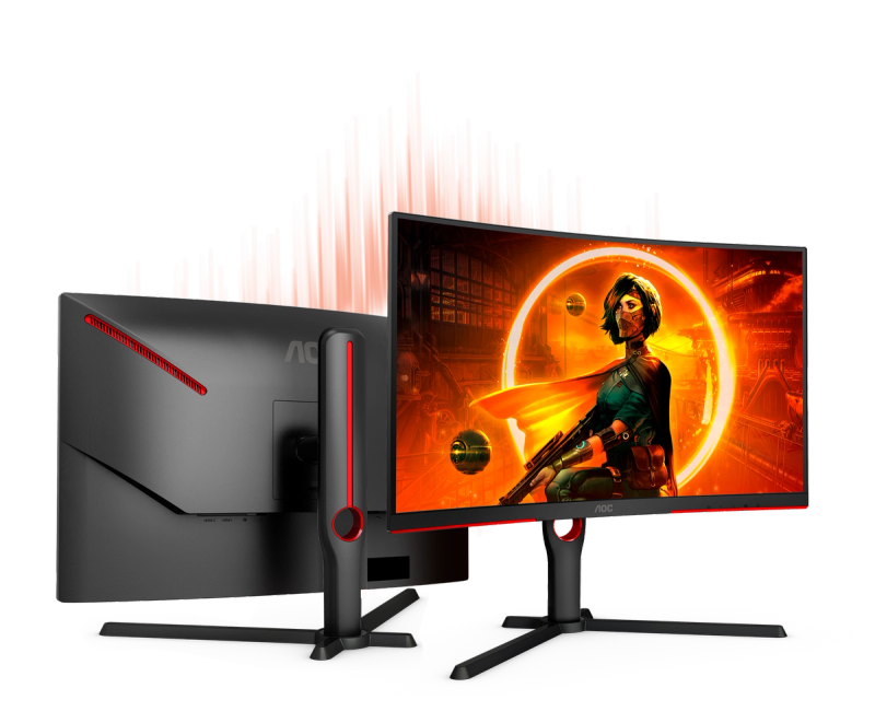 AOC C27G3/11 フルHD 27インチ 1000R 湾曲モニター AOC エーオーシー ゲーミングモニター 曲面 1000R 27インチ C27G3/11