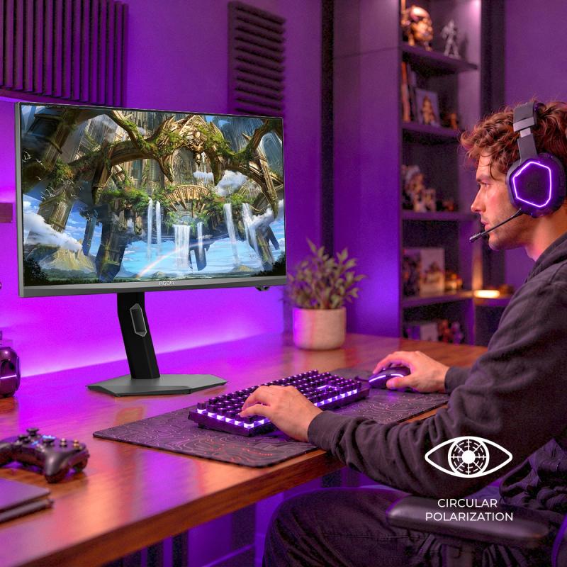 Circular Polarization for Comfortable Viewing