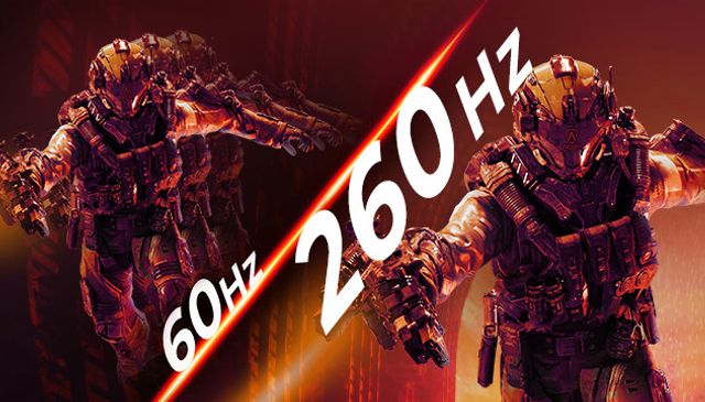 260Hz 刷新率展示