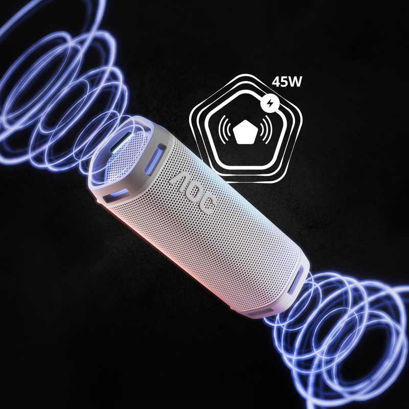 ¡Experimenta 45W de potencia de audio a todo ancho!