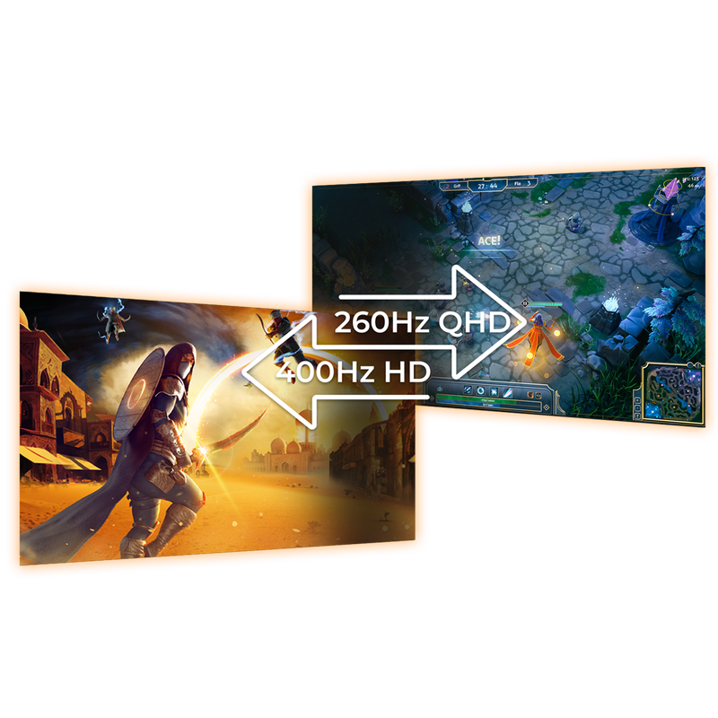 Dual Mode, HD@400Hz
