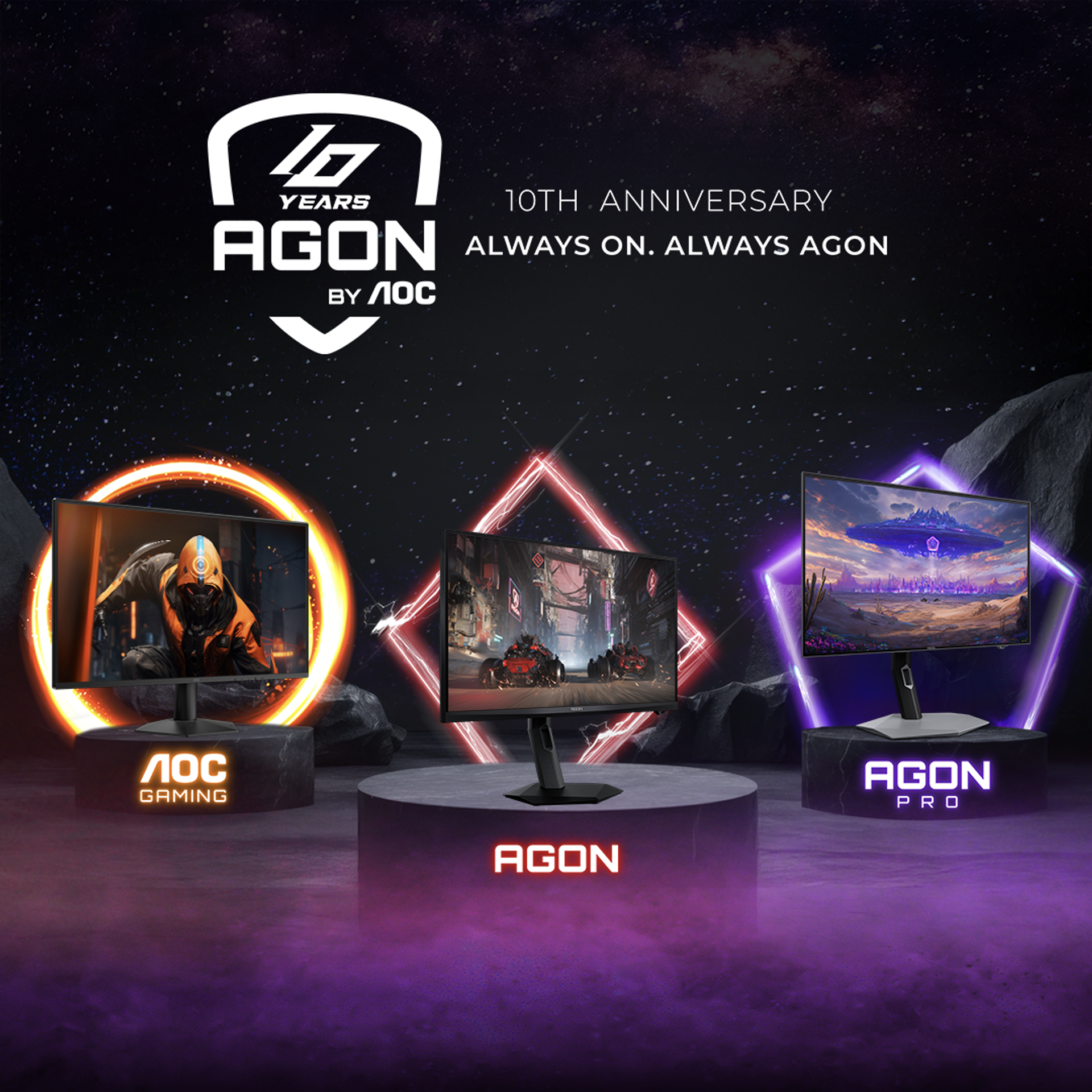 AGON by AOC 10-year