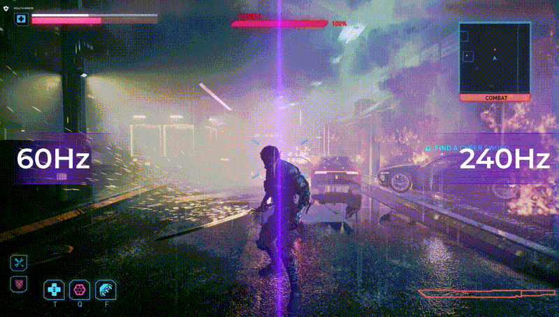 240Hz opdateringshastighed