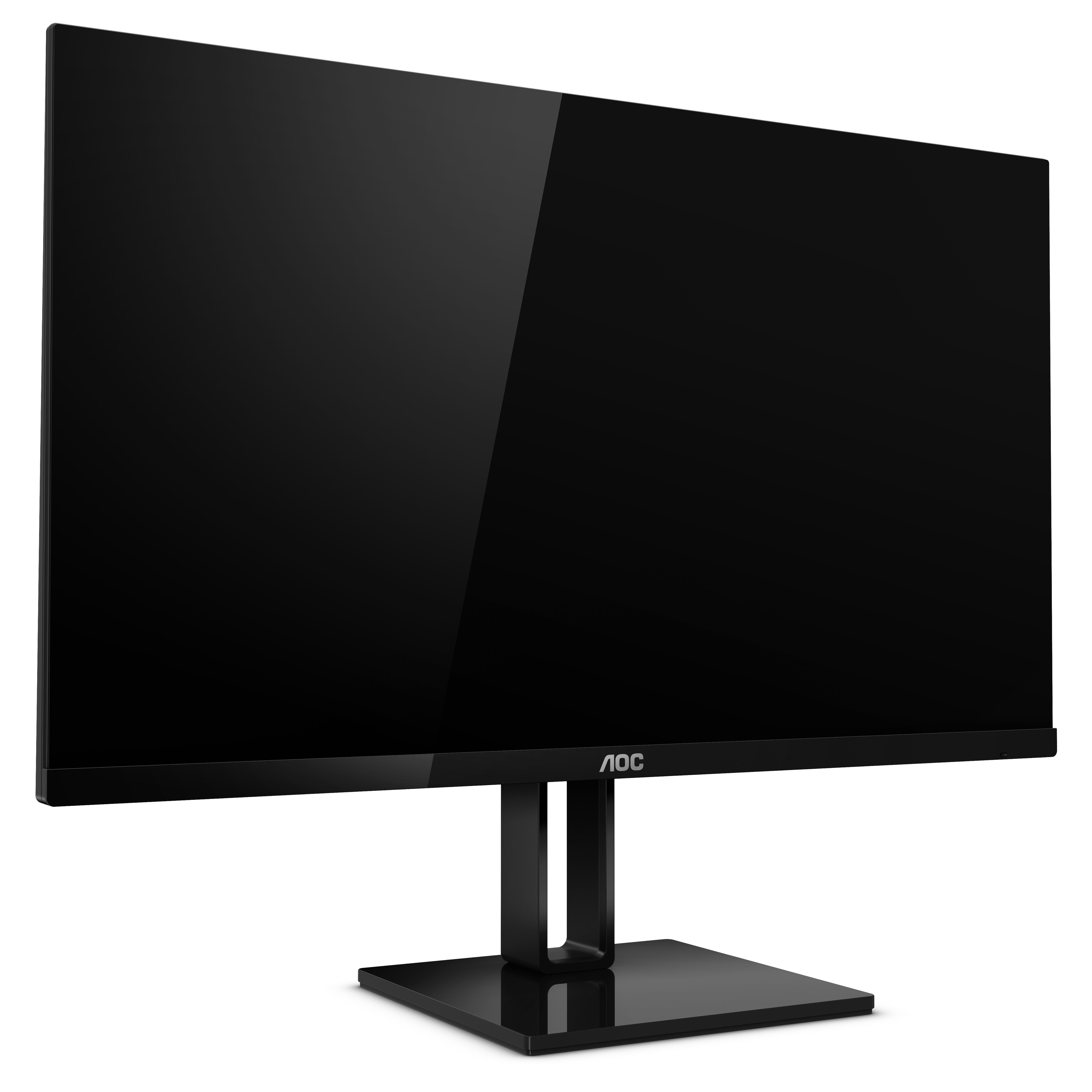 24V2H AOC elegant, super-thin, 3-sides frameless 23.8” display