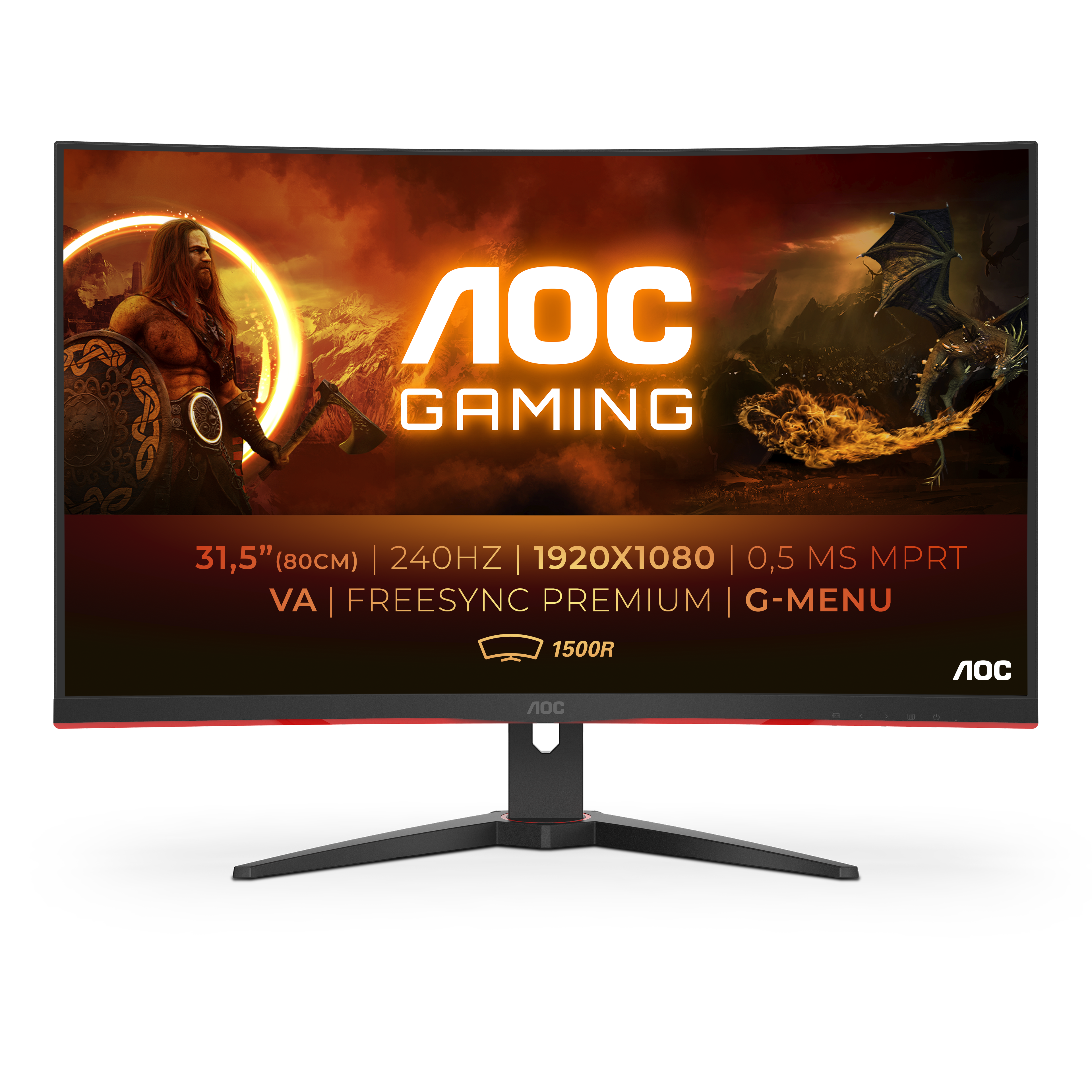 AOC : 湾曲ゲーミングモニター | 34インチ, ゲーミングモニター aoc