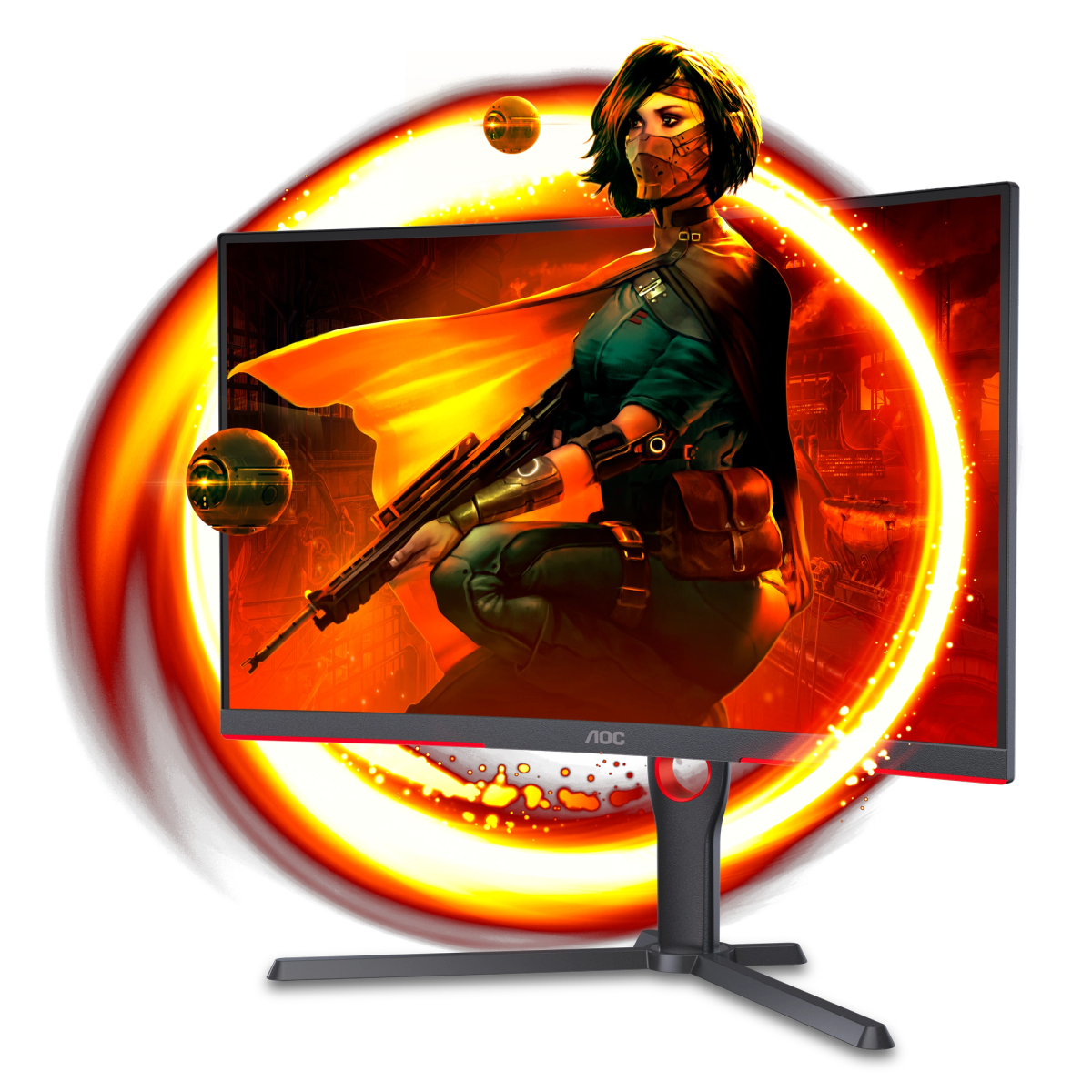 AOC C27G3/11 27インチ 曲面ゲーミングモニター 165Hz/1ms C27G3/11