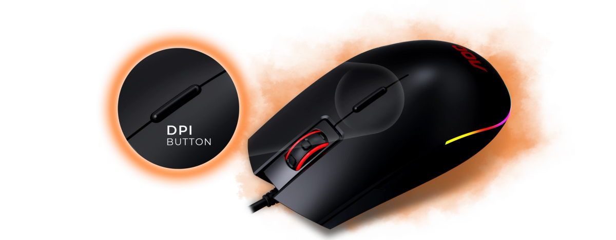 GM500: Fully customizable mouse with 1ms response time, 5000 DPI and ...