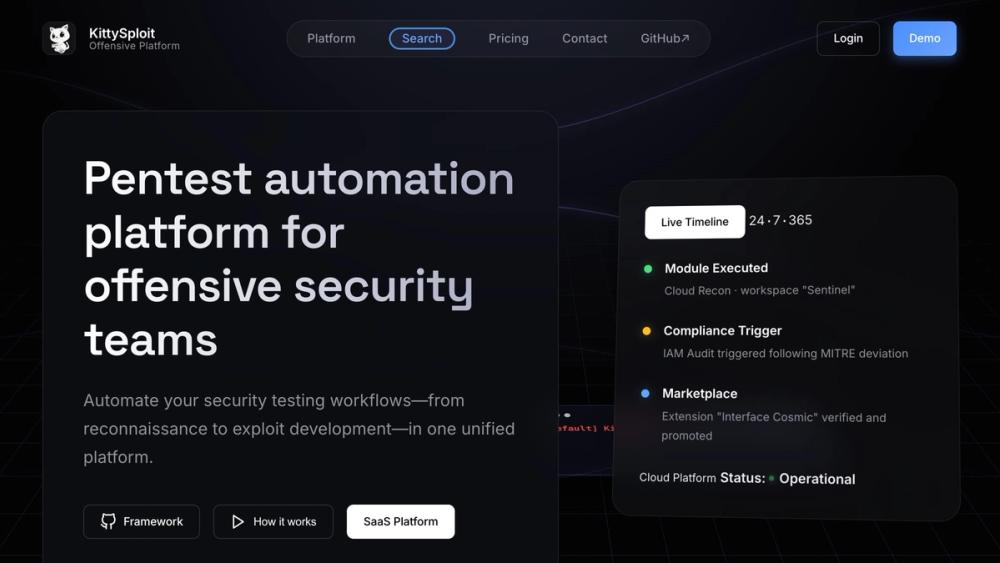 image of KittySploit Framework image of KittySploit Framework