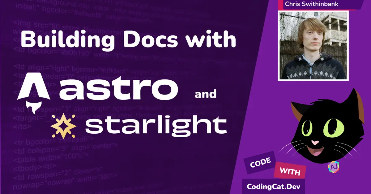 Building docs with Starlight and Astro