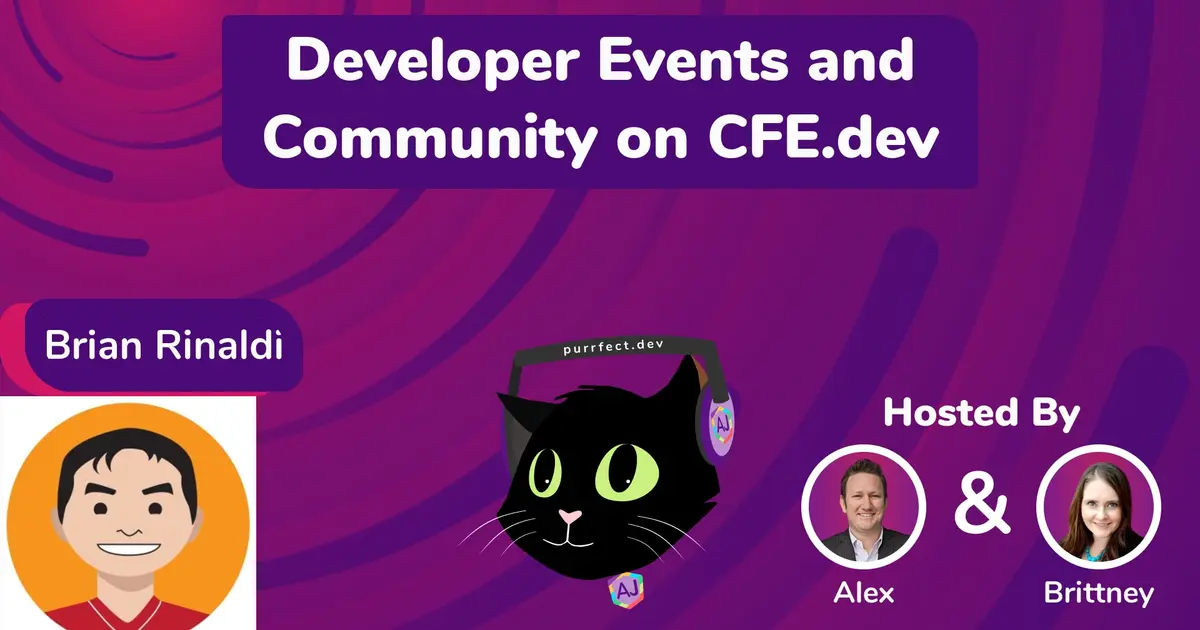 Developer Events and Community on CFE.dev