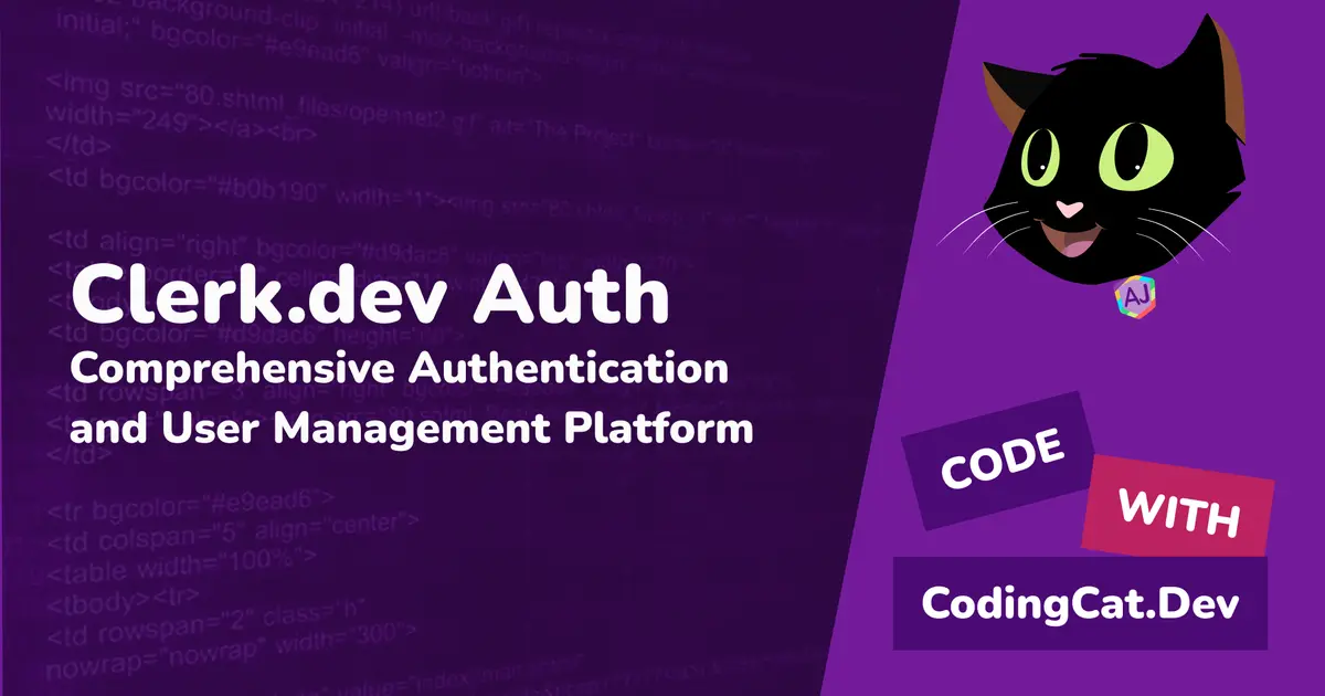 Live Coding Clerk, into Next.js with James Perkins