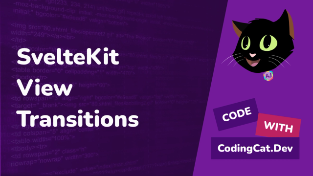 Simplyfing SvelteKit View Transitions with Paolo Ricciuti