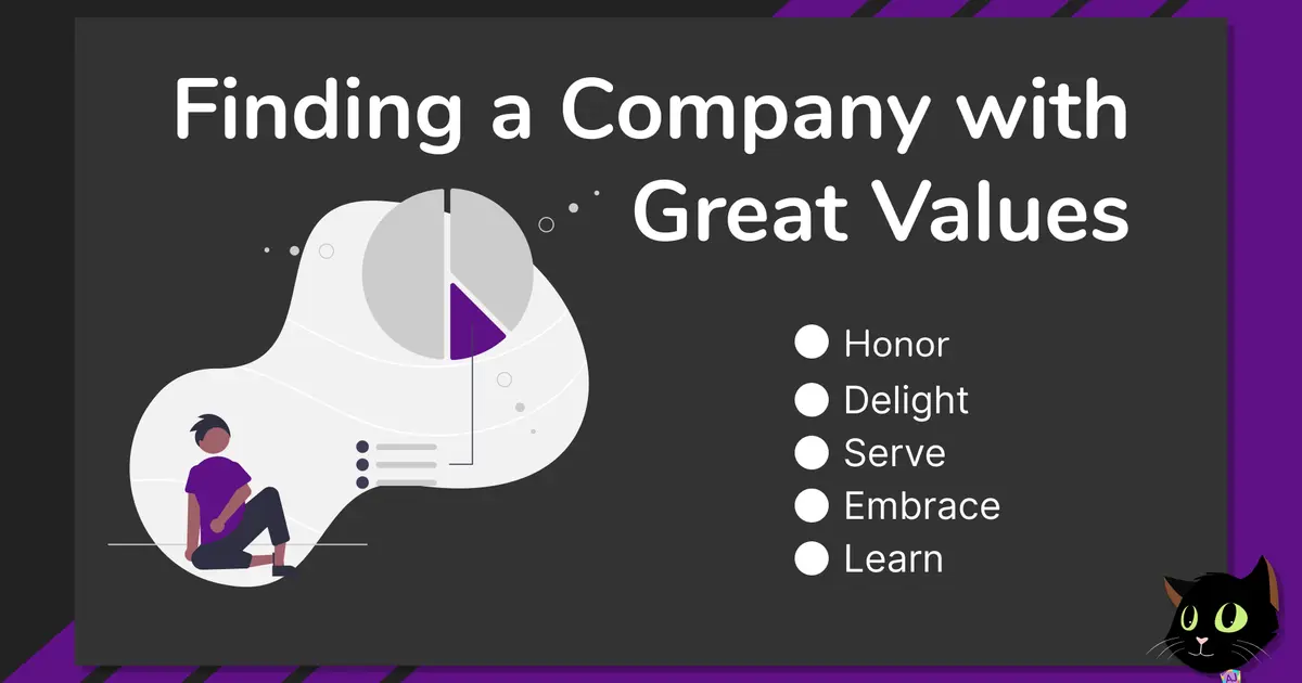 Finding a Company with Great Values