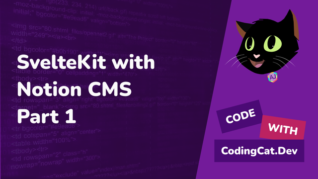 SvelteKit with Notion CMS