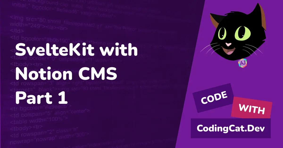 SvelteKit with Notion CMS