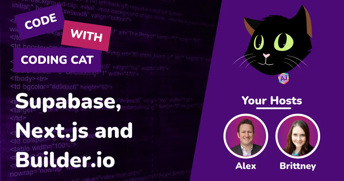 Supabase, Next.js and Builder.io