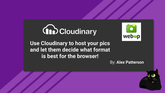 Cloudinary in Jamstack using Webp