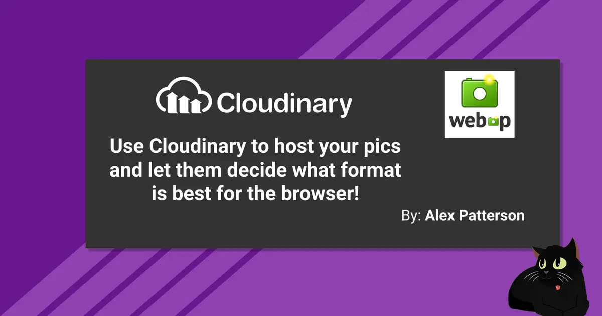 Cloudinary in Jamstack using Webp