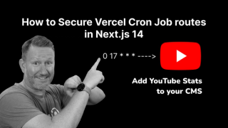 How to Secure Vercel Cron Job routes in Next.js 14 (app router)