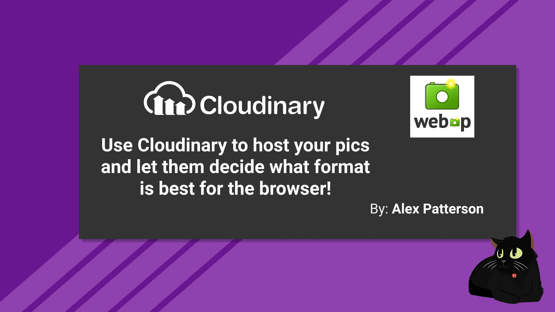 Cloudinary in Jamstack using Webp