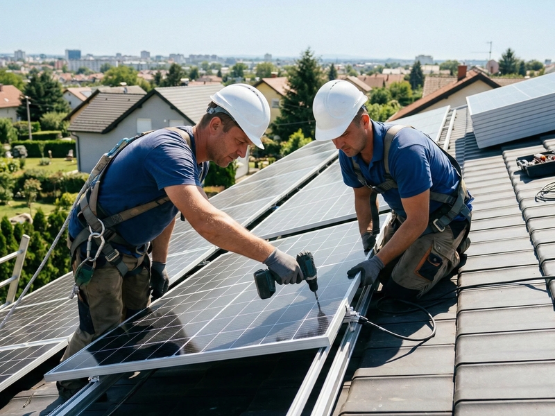 Montaža solarne elektrane