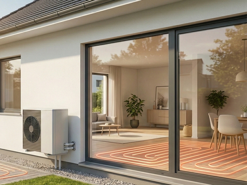 Dizalica topline s podnim grijanjem