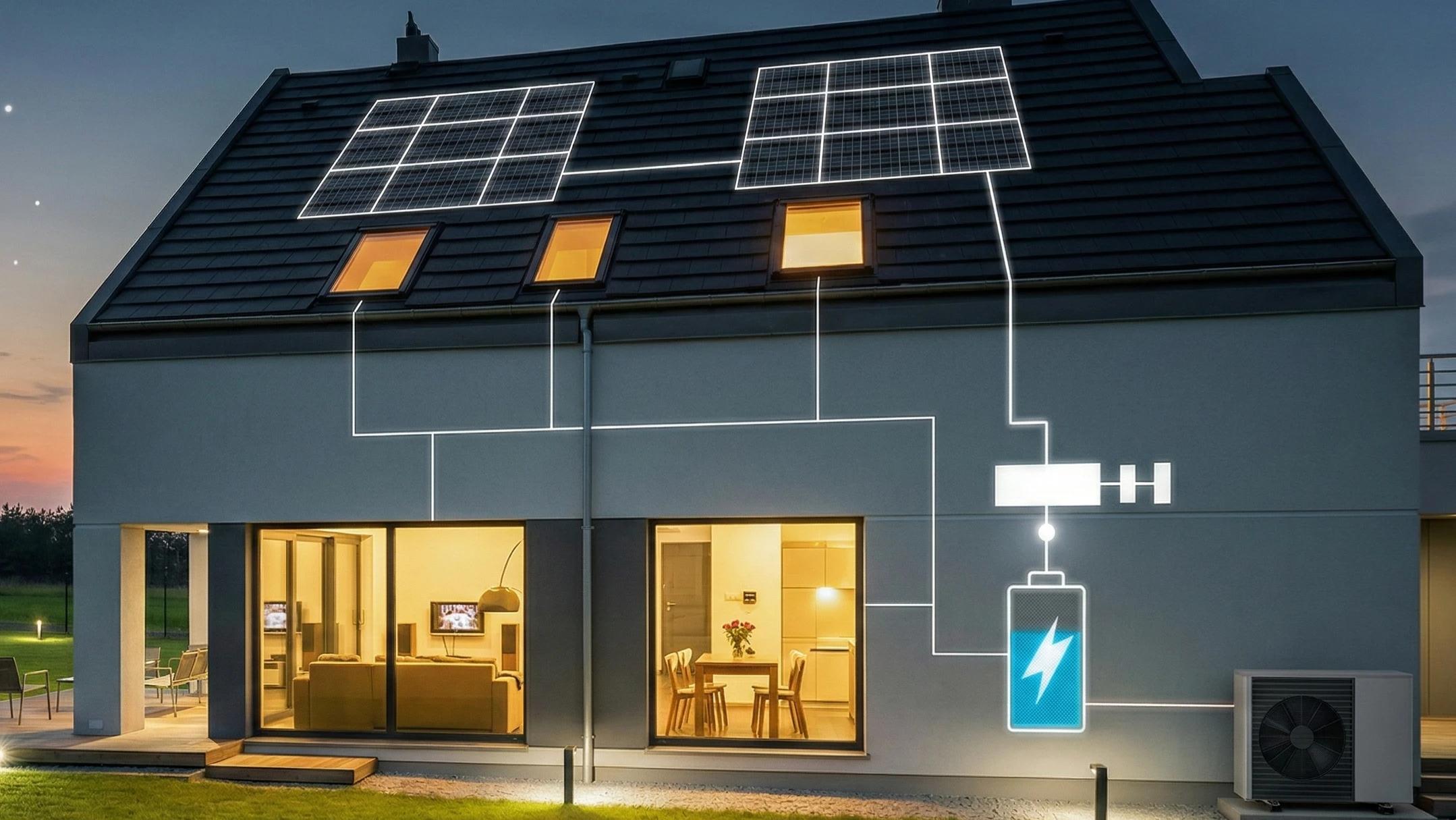 Hibridna solarna elektrana s baterijom