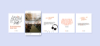 Social Media Template with Illustrations