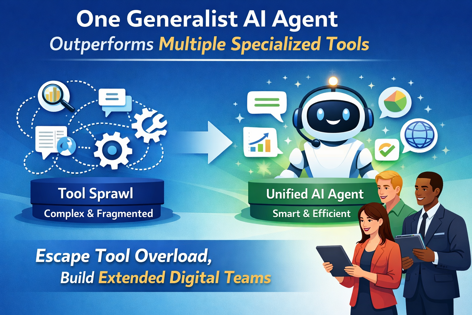 Why Generalist AI Agents Beat Specialized Tools for Business