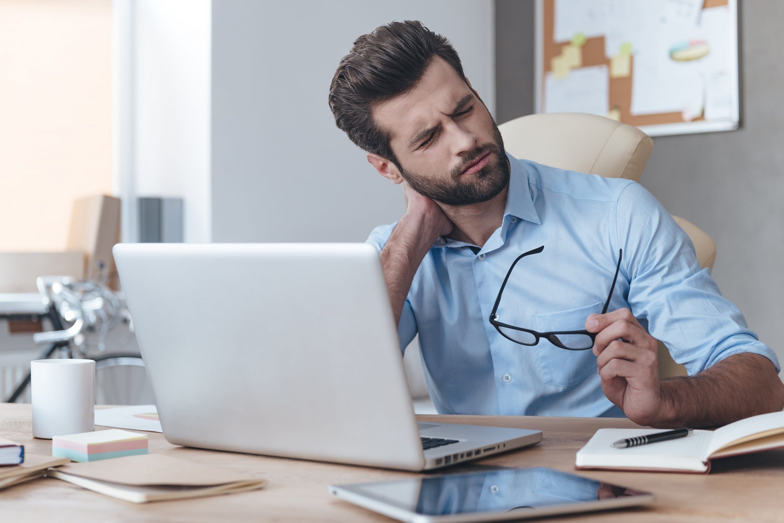 Cover image for blog post: Neck Pain From Desk Work: Why It Happens & How Physiotherapy Helps